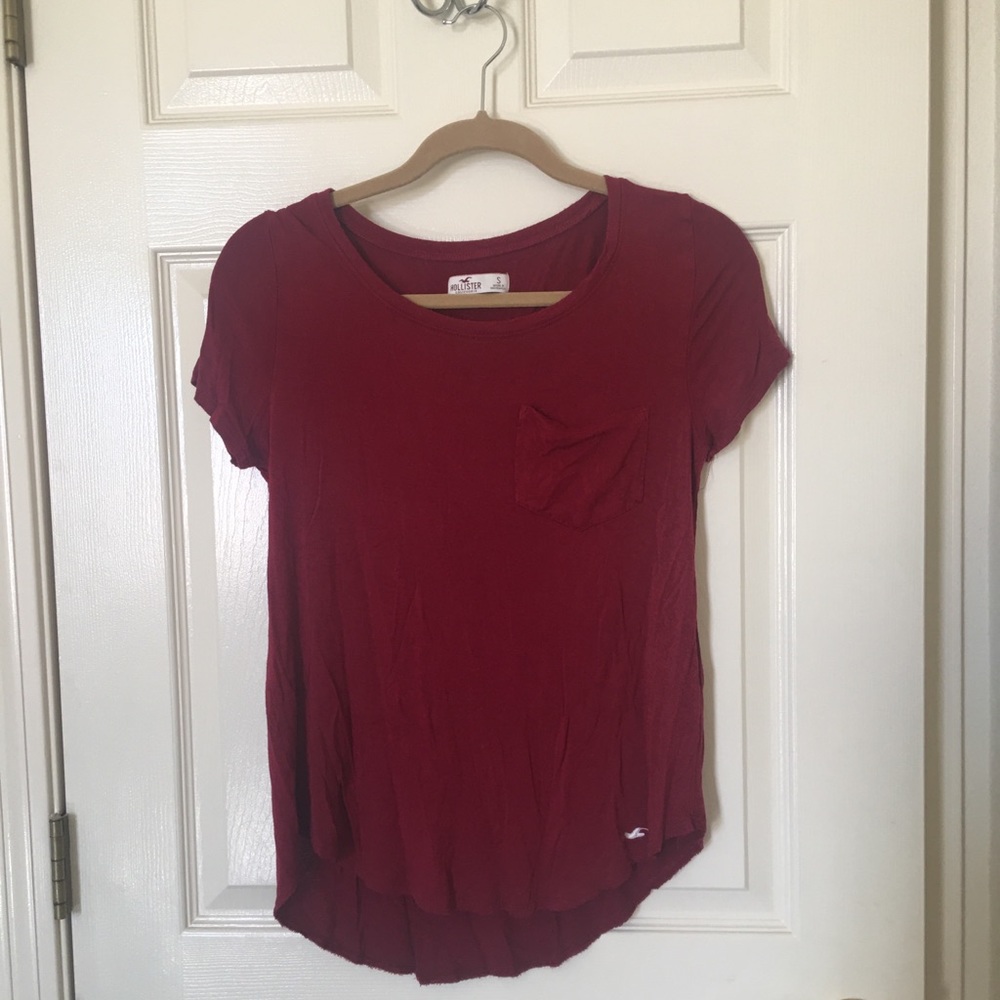 Dark Red Short-Sleeve Tee